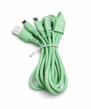 3 in 1 cable fast charge support usb to c / usb to iphone / usb to v8