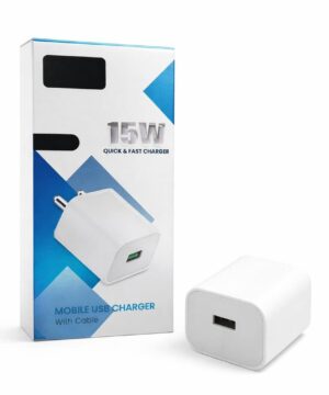 15w mini USB fast charger with box and data cable OEM