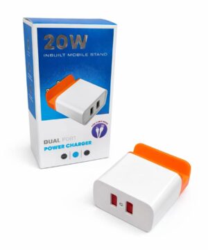 Stand series 20w dual USB fast charger with box and data cable OEM