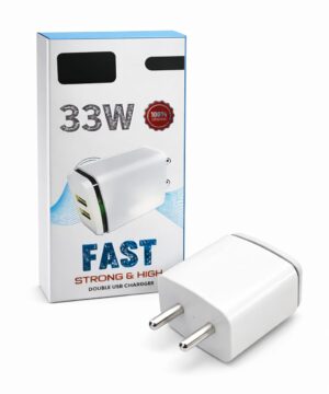 Lighting series 33w dual USB fast charger with box and data cable OEM